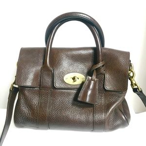 Mulberry Bayswater Small Satchel Chocolate Brown Leather Bag